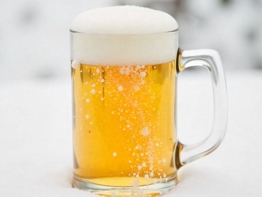 what temperature does beer freeze