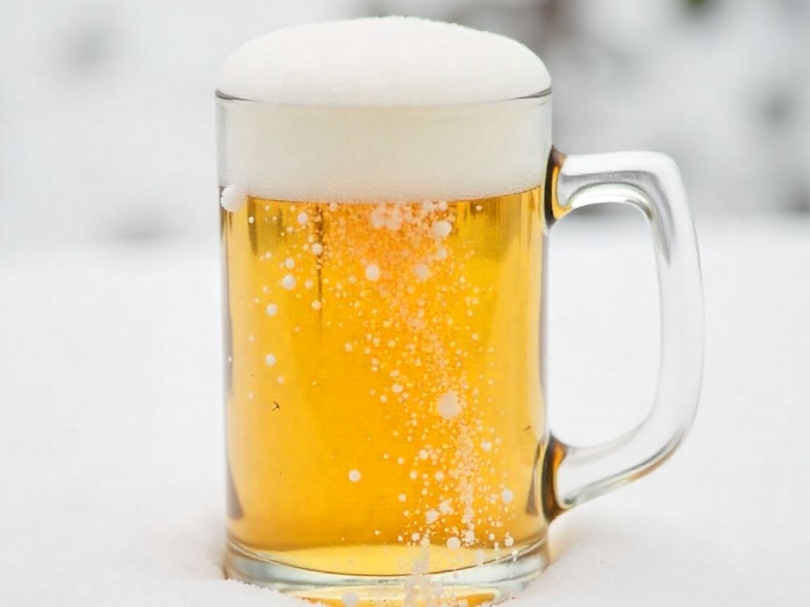 what temperature does beer freeze
