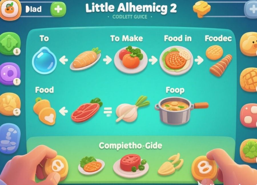 how to make food in little alchemy 2
