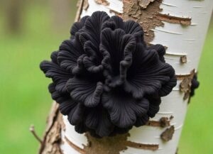 how to identify chaga mushroom