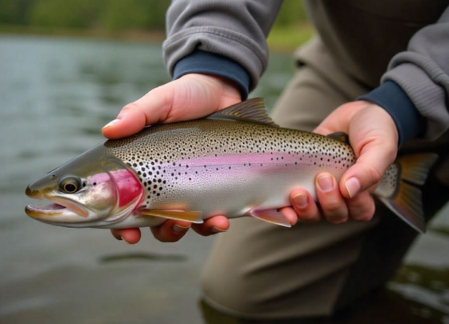 what does trout taste like