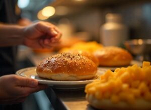what should food workers use to protect ready to eat food from contamination