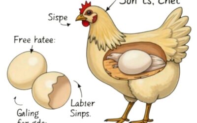 where does a chicken egg come out of