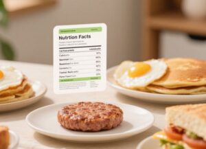 how many calories in a sausage patty