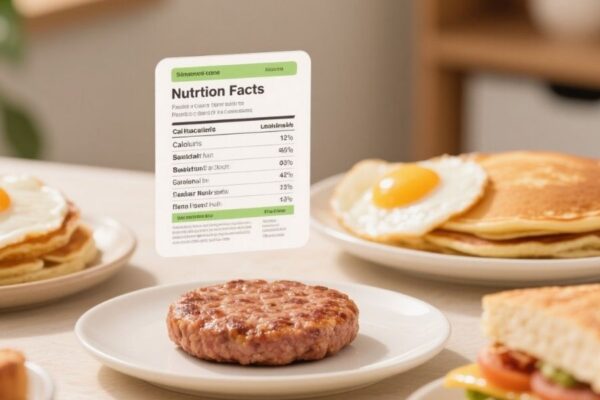 how many calories in a sausage patty