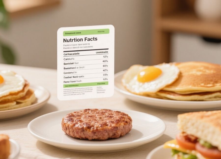 how many calories in a sausage patty