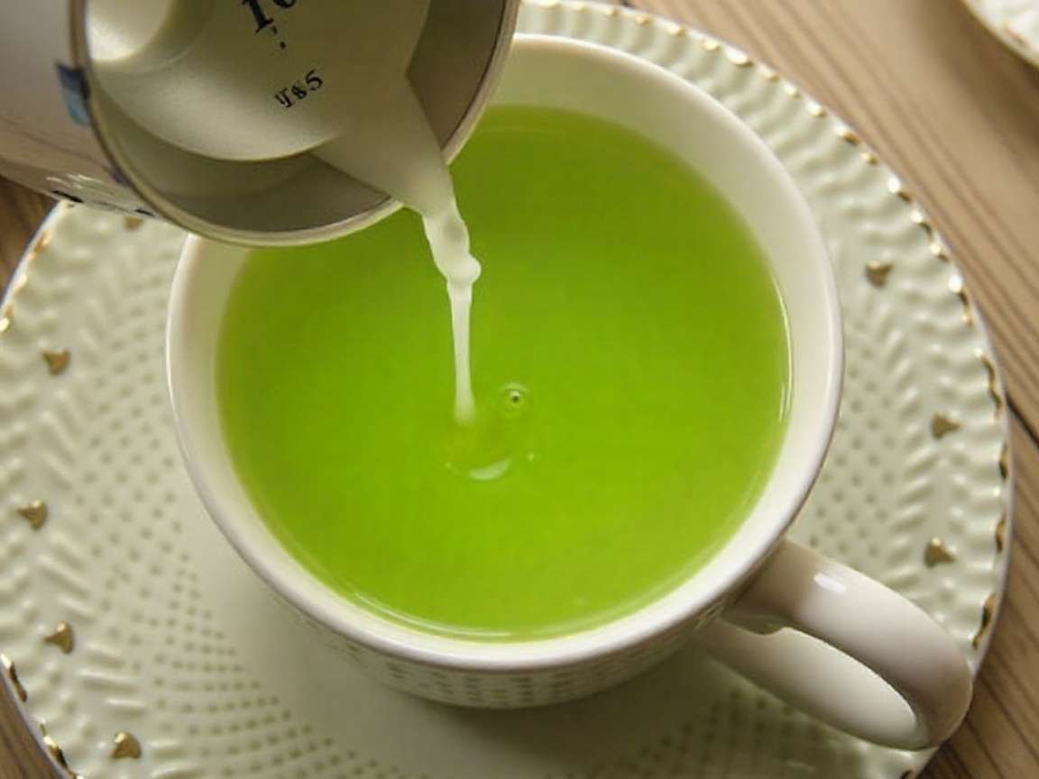what does green tea taste like