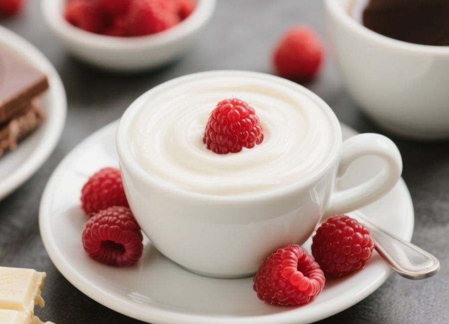 how to make white chocolate raspberry creamer