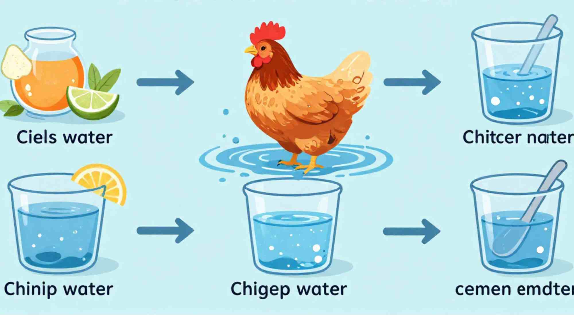 how much water does a chicken drink per day